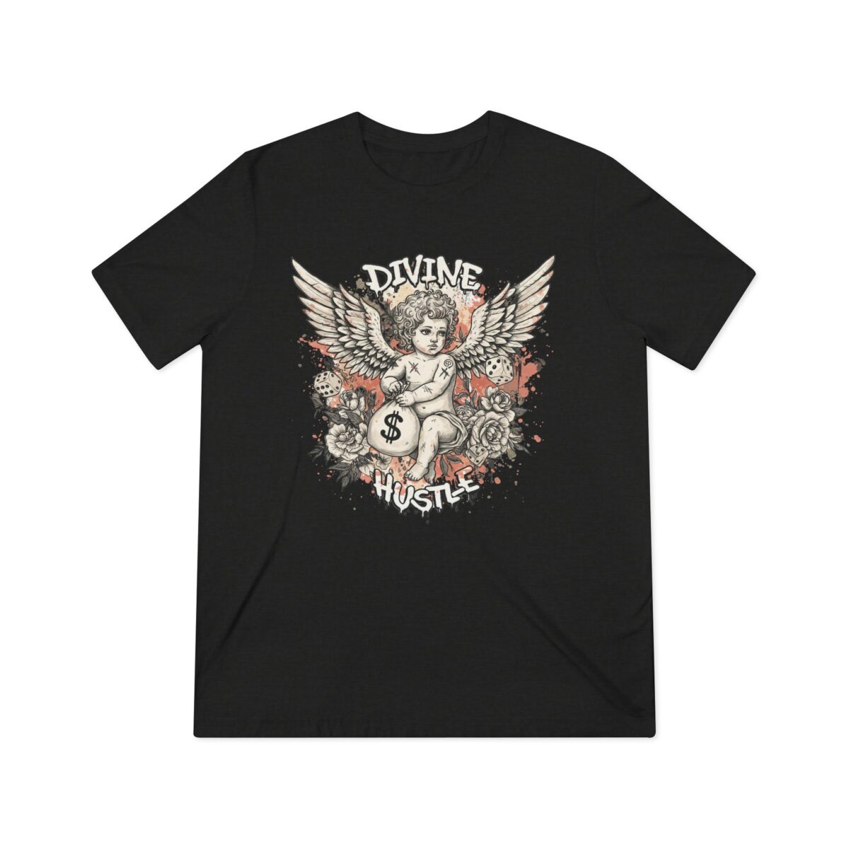Devine hustle Unisex Triblend Tee - Image 5