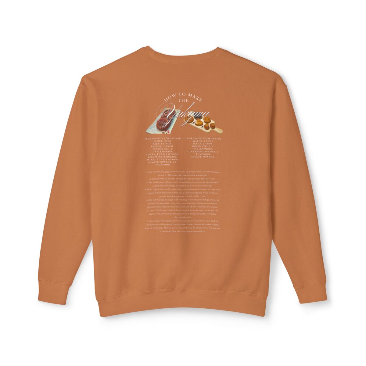 How to make Yakgwa Unisex Lightweight Crewneck Sweatshirt - Image 2