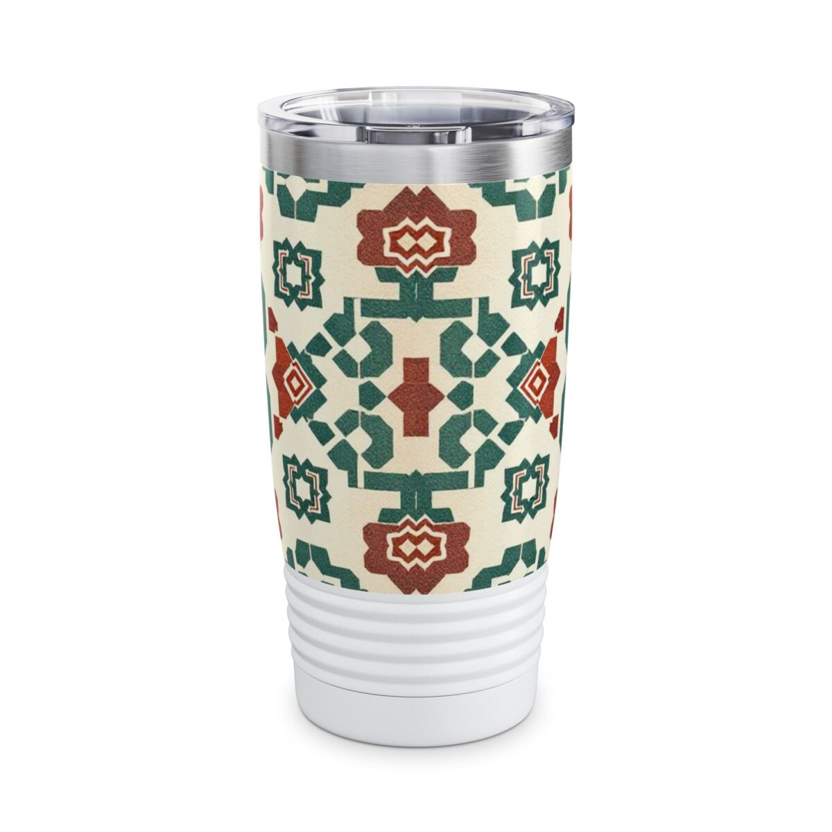 Traditional Korean Geometric Patterns Ringneck Tumbler, 20oz - Image 3