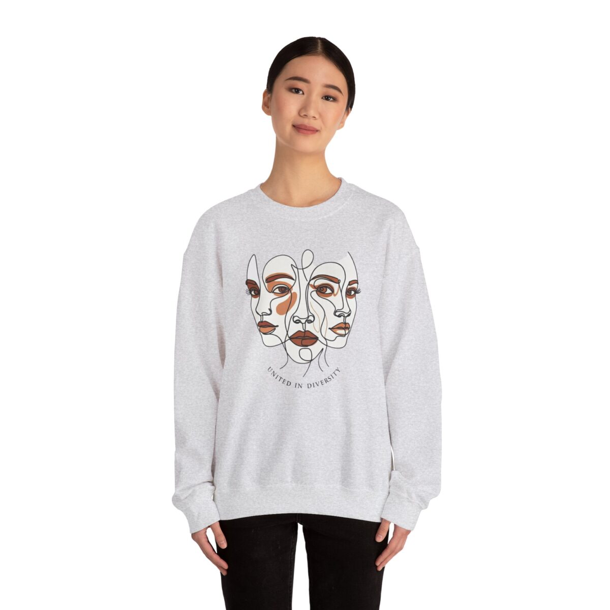 United in Diversity Unisex Heavy Blend™ Crewneck Sweatshirt - Image 8