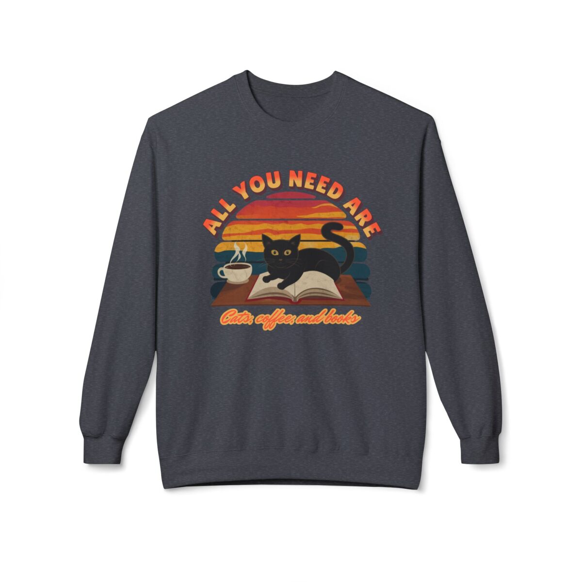 All you need are Unisex Midweight Softstyle Fleece Crewneck Sweatshirt - Image 25