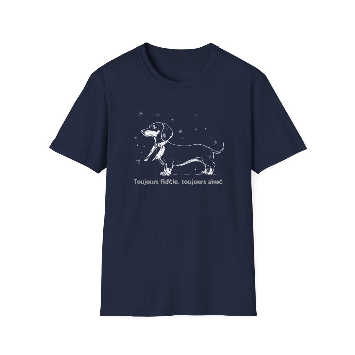 Dachshund Loyalty Unisex Softstyle T-Shirt - Always Faithful Design