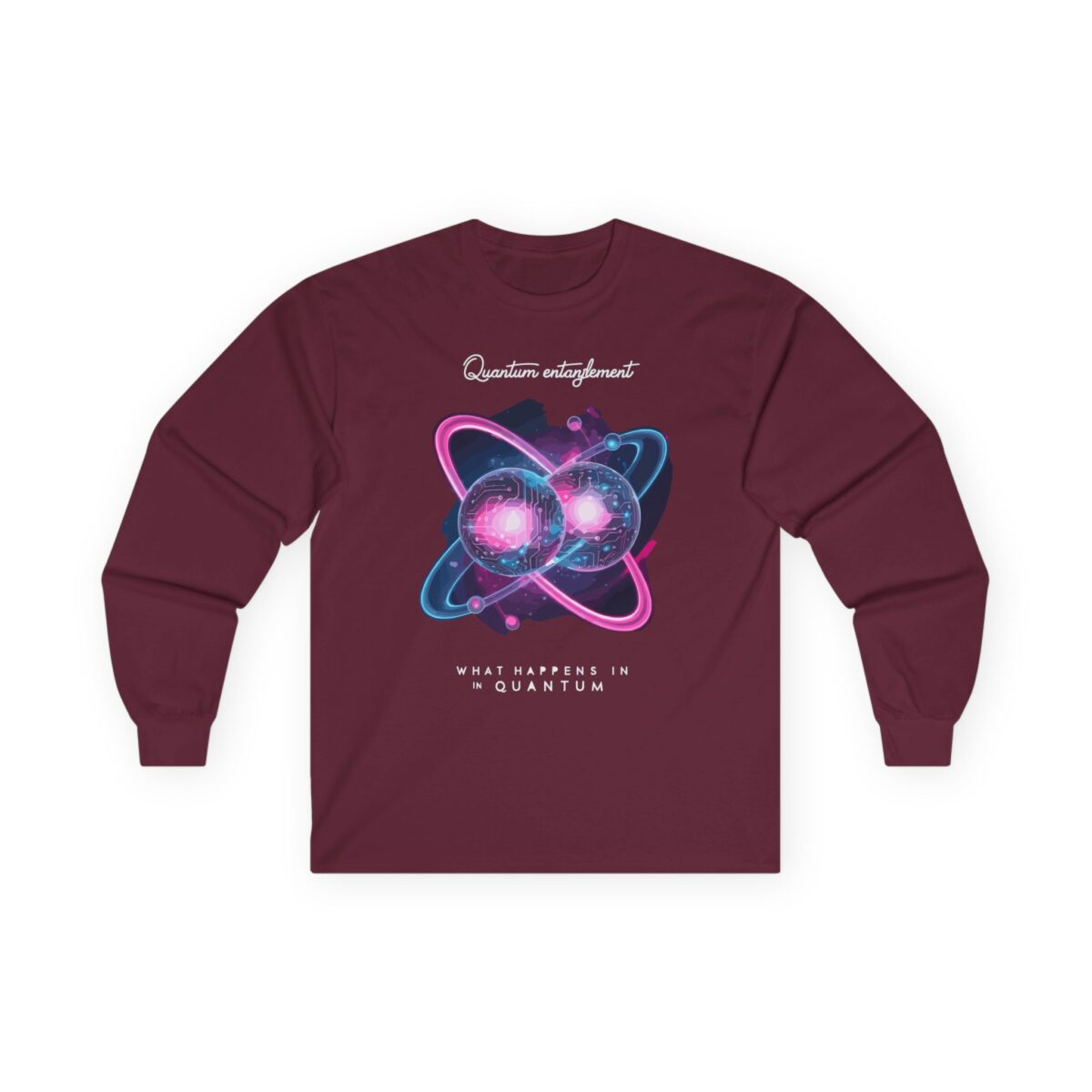 Quantum Entangled Unisex Ultra Cotton Long Sleeve Tee - Image 4
