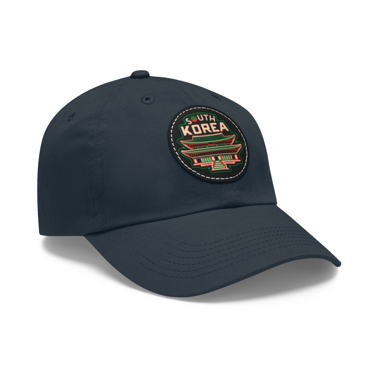 South Korea Hat with Leather Patch (Round) - Image 10