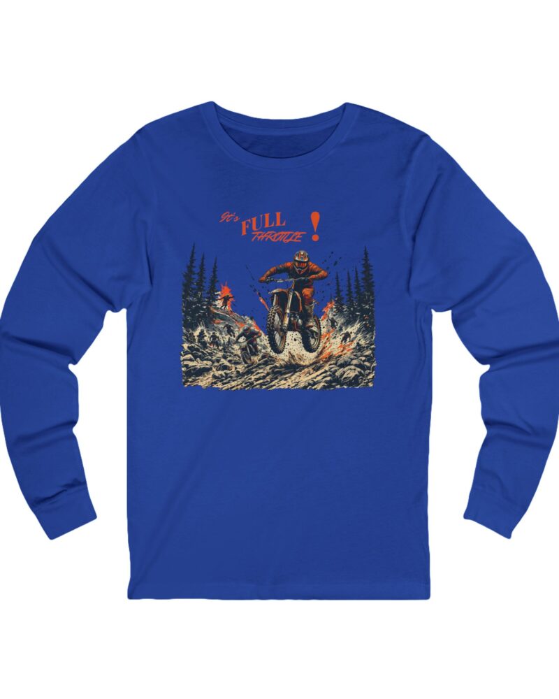 Adventurous Vibes Unisex Jersey Long Sleeve Tee - Full Throttle Design
