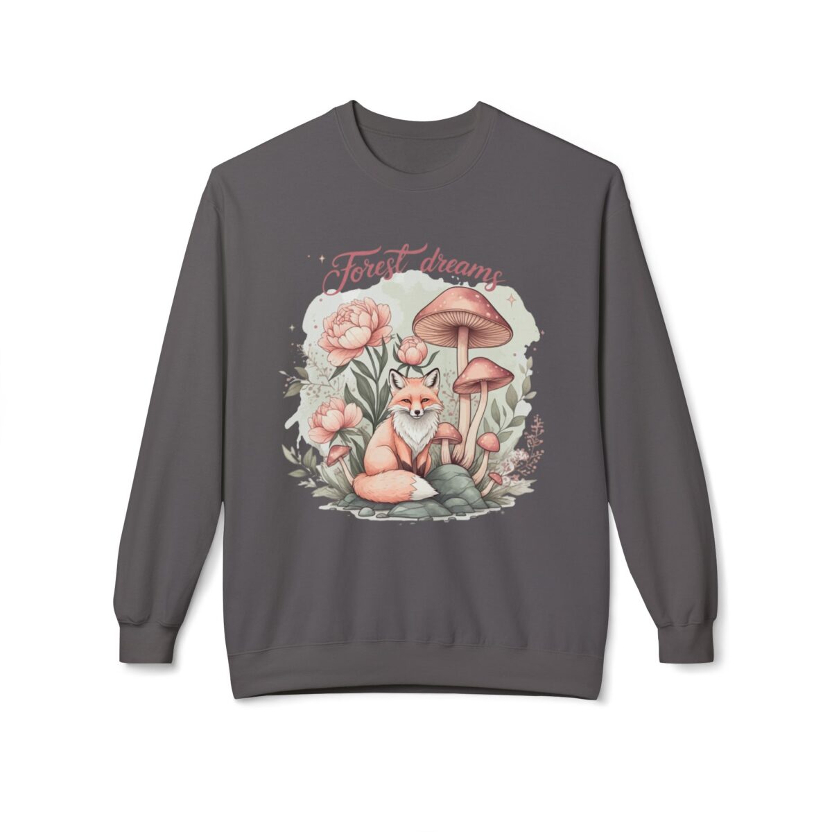 Forest dream Unisex Midweight Softstyle Fleece Crewneck Sweatshirt - Image 25