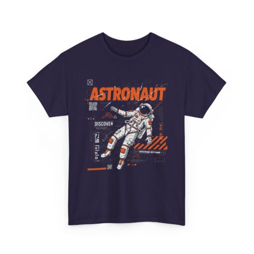Astronaut Unisex Heavy Cotton Tee - Image 19