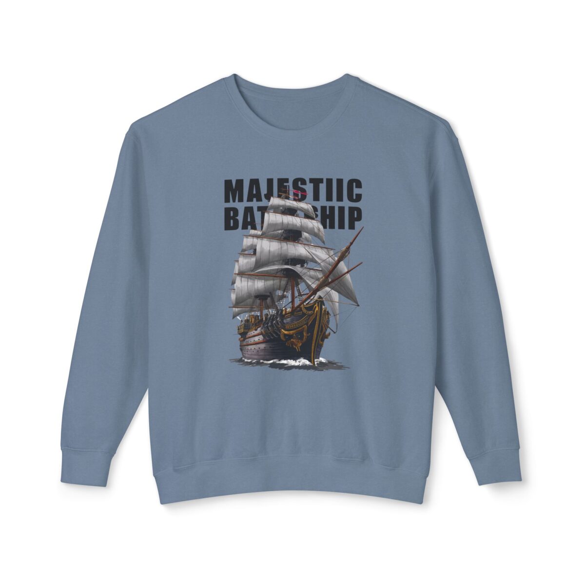 Battleship Unisex Lightweight Crewneck Sweatshirt - Image 17