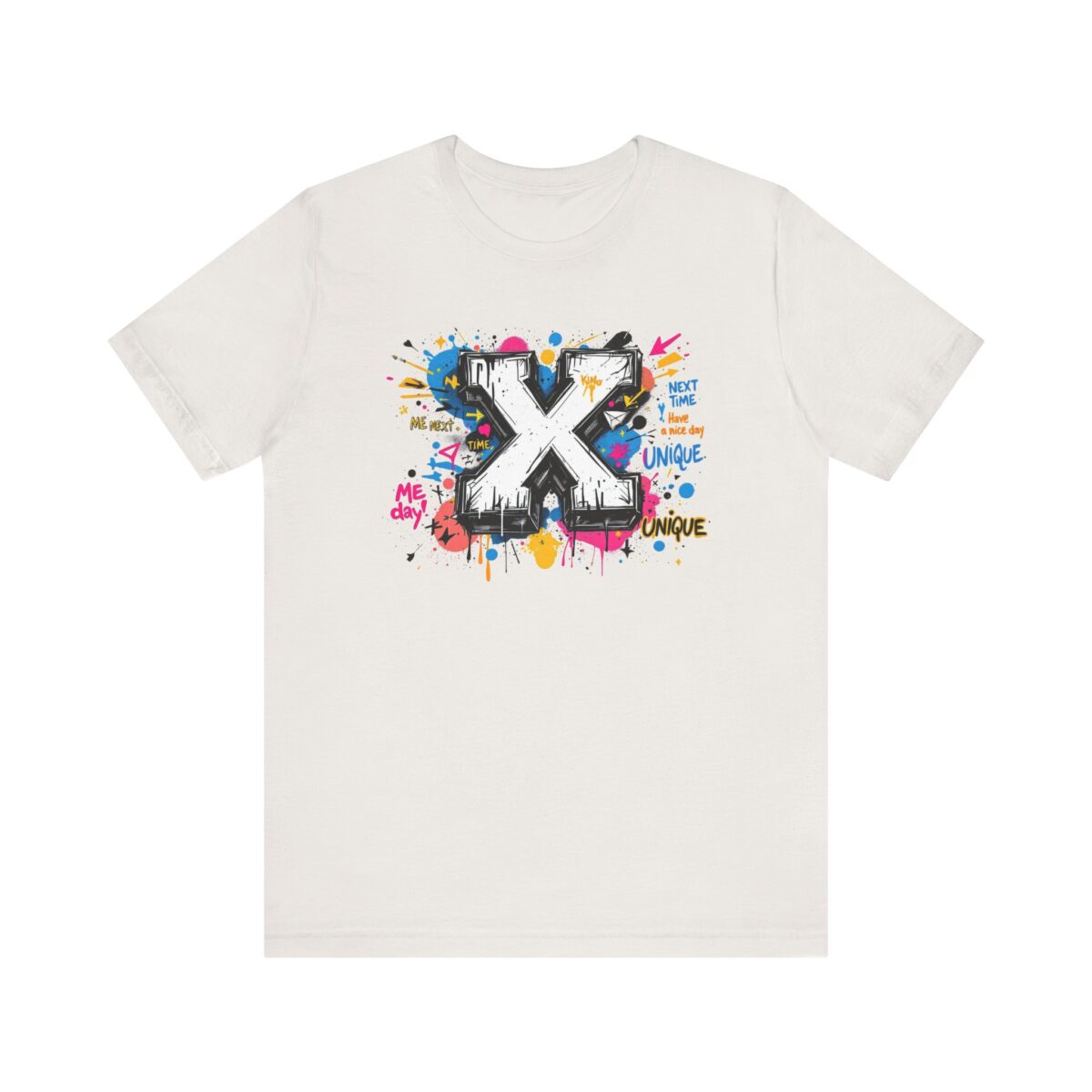 Street Art Inspired Unisex Tee - "Be Unique" Graphic Shirt - Image 5