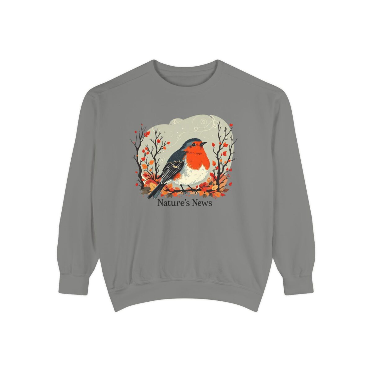 Nature’s News Unisex Garment-Dyed Sweatshirt - Image 13