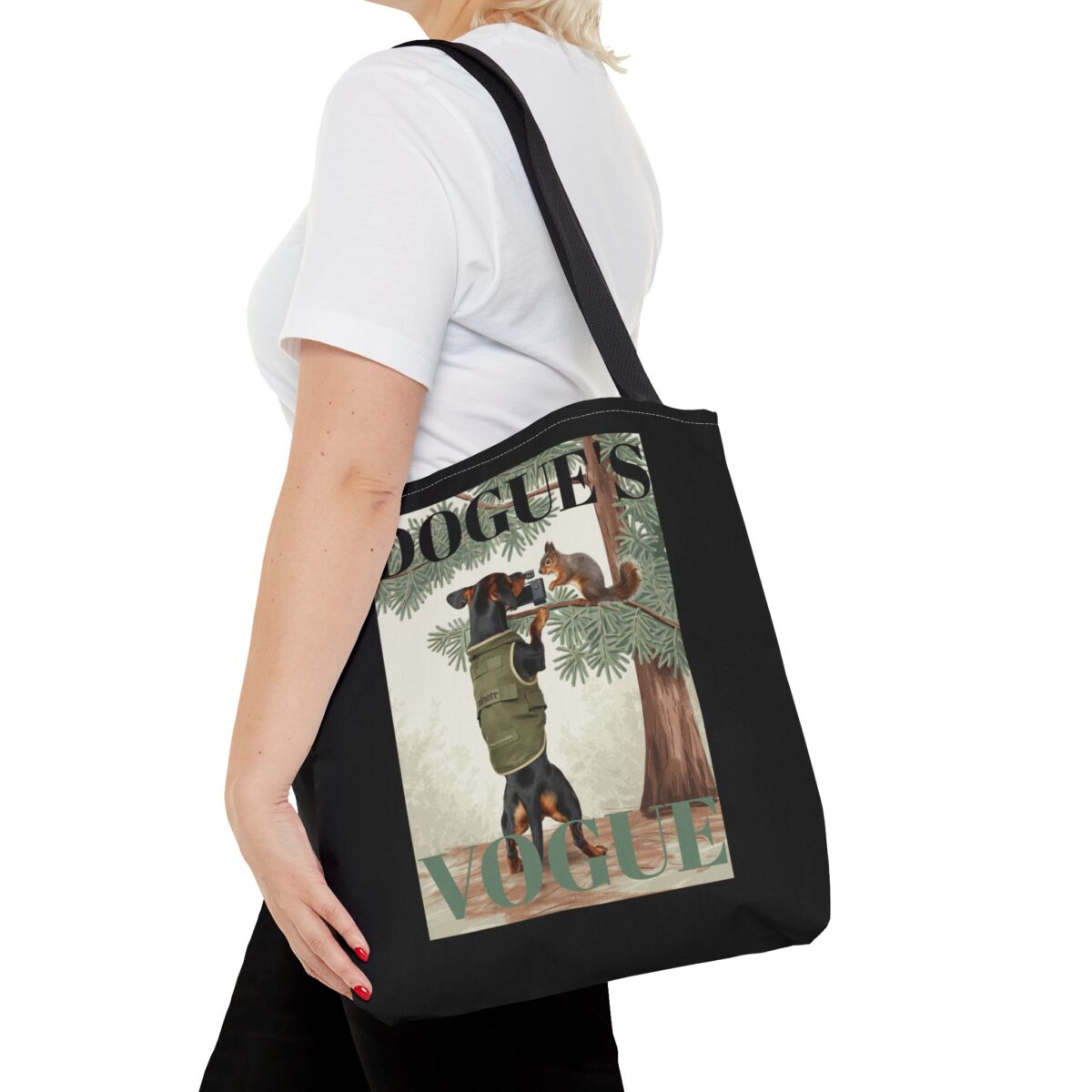 Dogue's Vogue Tote Bag (AOP) - Image 8