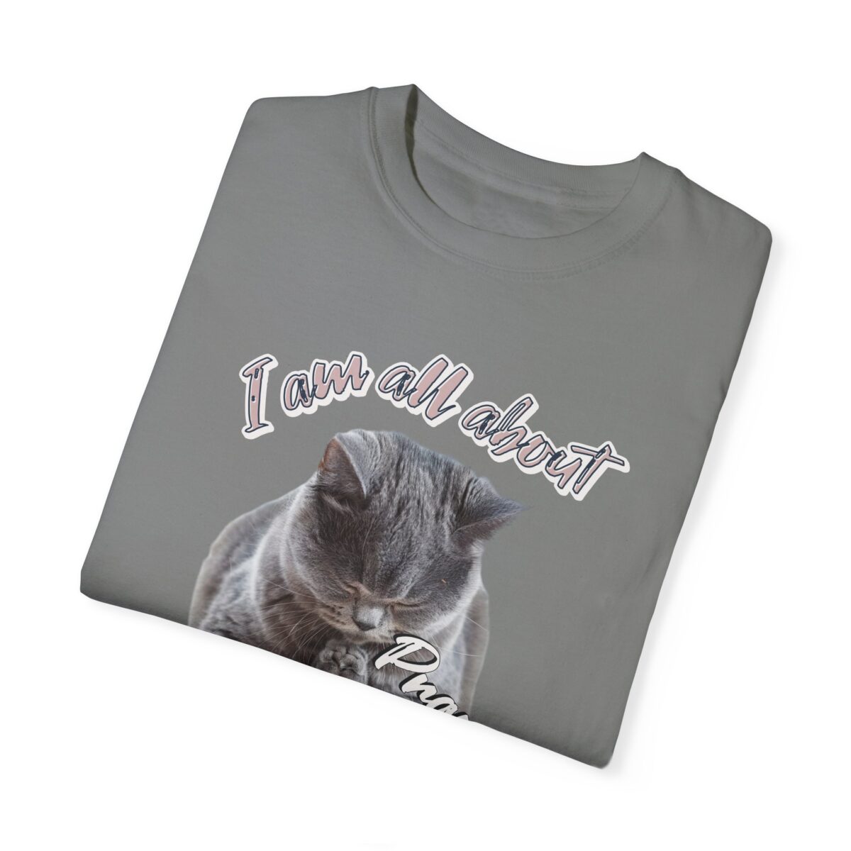 I'm all about prayer Unisex Garment-Dyed T-shirt - Image 7