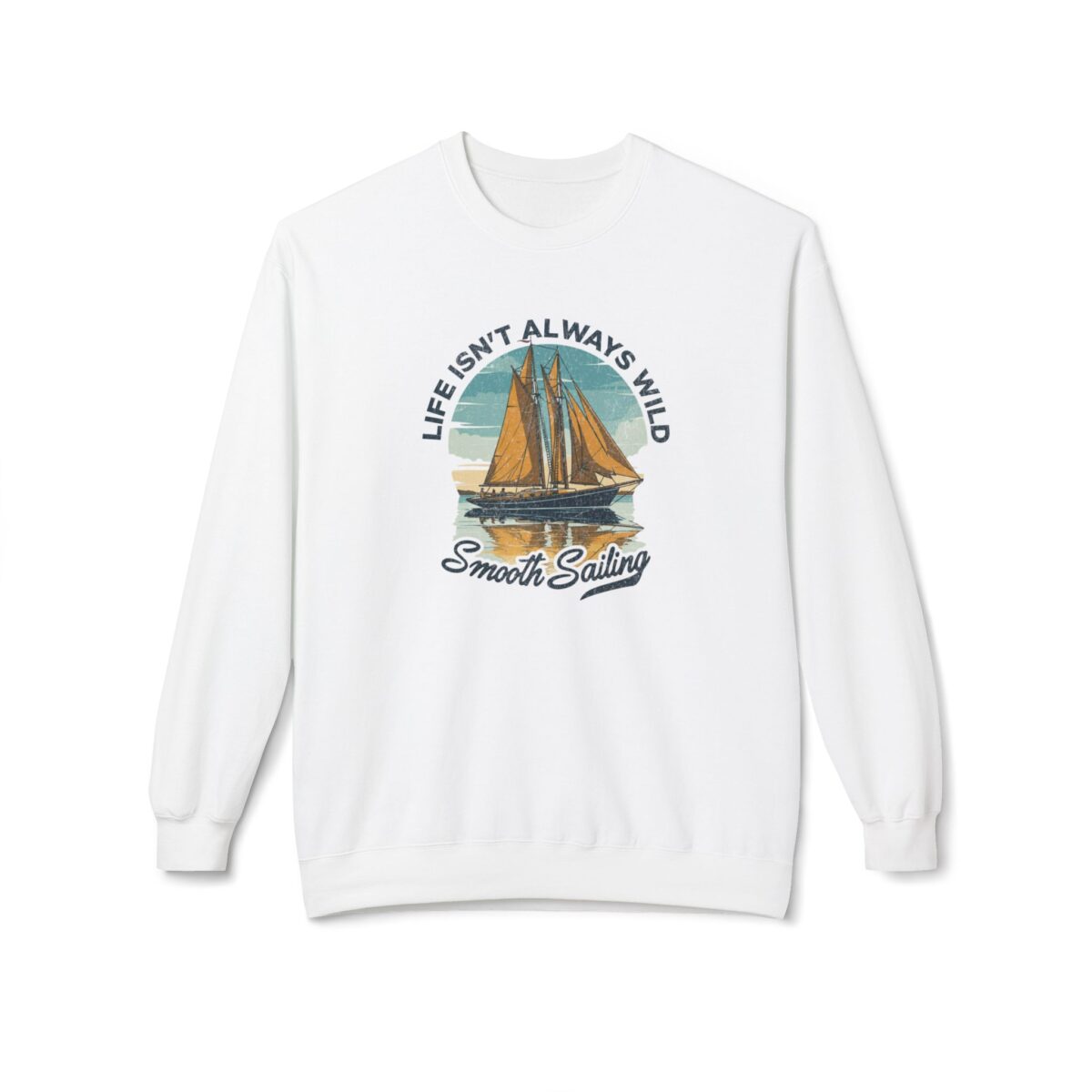 Smooth sailing Unisex Midweight Softstyle Fleece Crewneck Sweatshirt