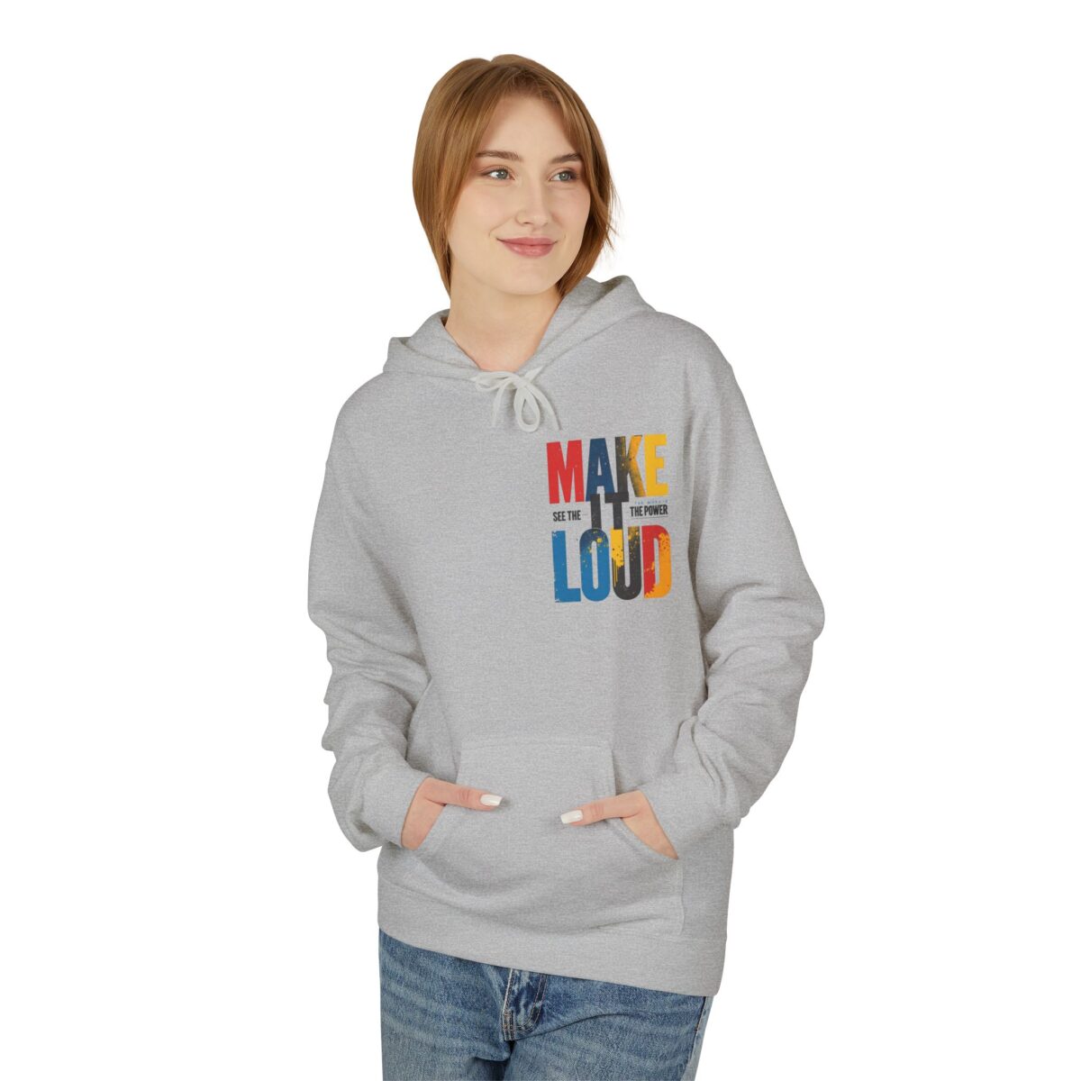 Make it Loud Unisex Midweight Softstyle Fleece Hoodie - Image 19