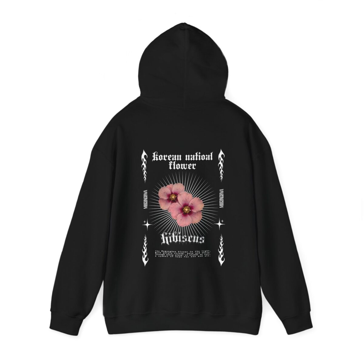 korean national flower Unisex Heavy Blend™ Hooded Sweatshirt - Image 3