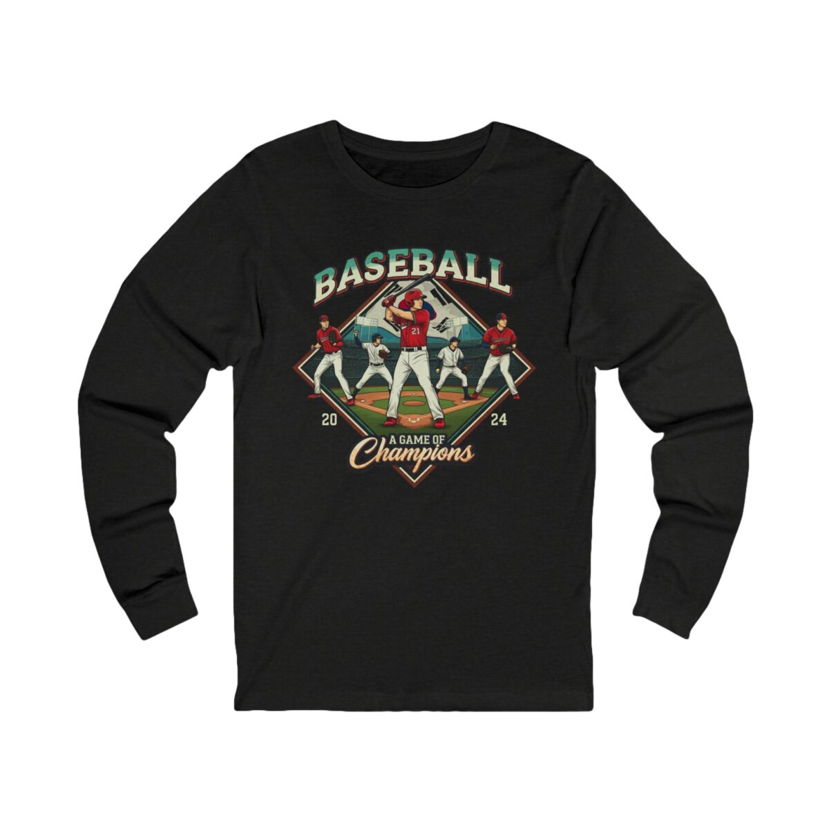 A GAME OF CHAMPIONS Unisex Jersey Long Sleeve Tee - Image 5