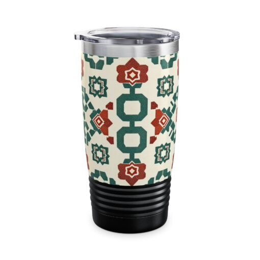 Traditional Korean Geometric Patterns Ringneck Tumbler, 20oz - Image 10
