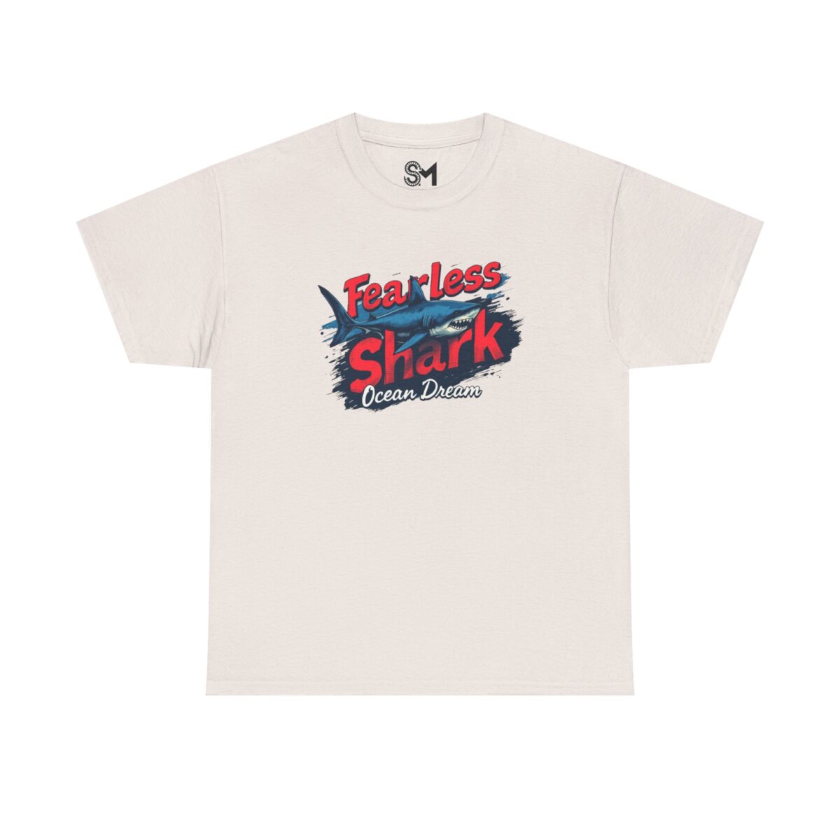 Fearless shark Unisex Heavy Cotton Tee - Image 13