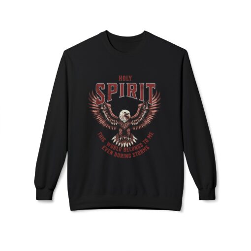 This world belongs to me Unisex Midweight Softstyle Fleece Crewneck Sweatshirt - Image 5