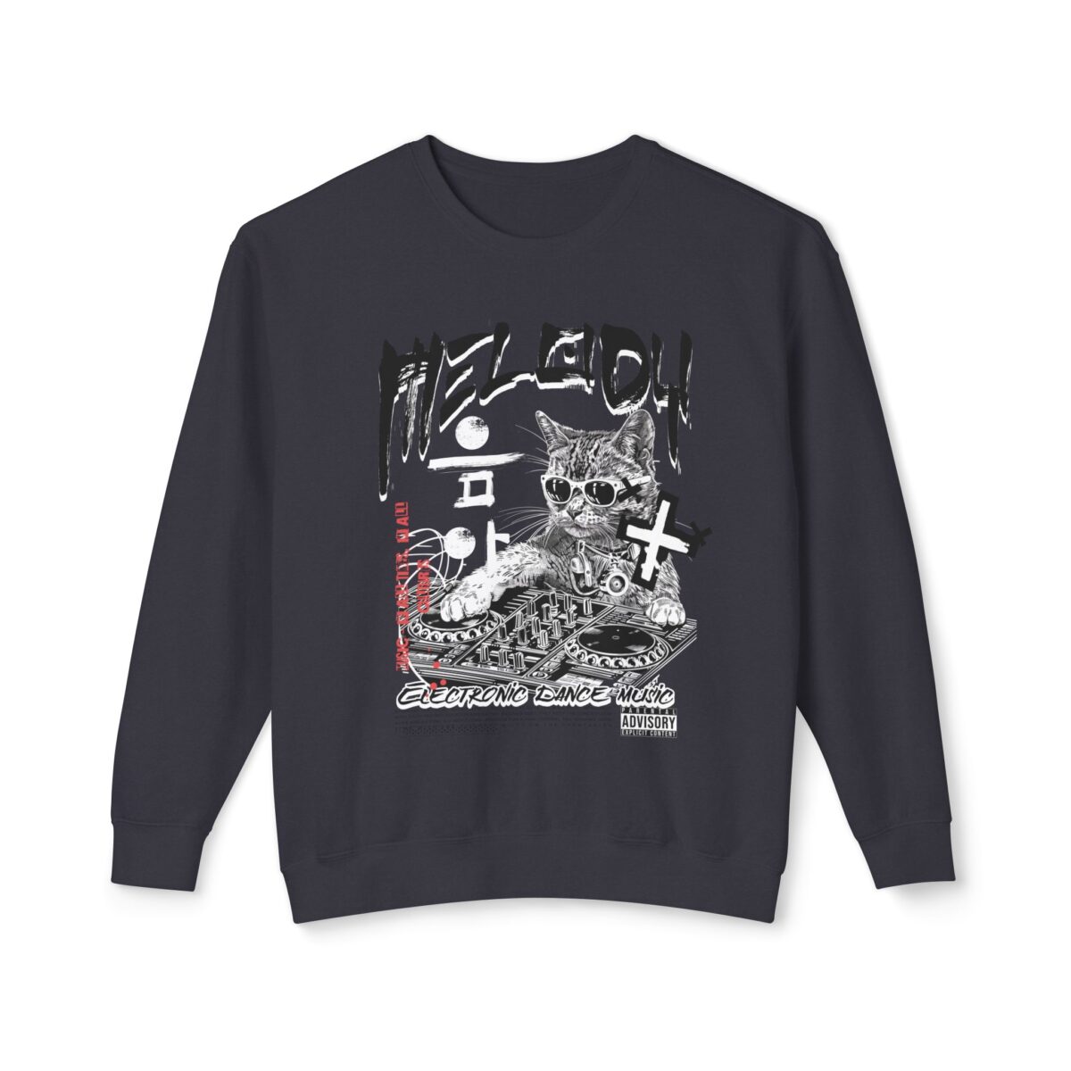 Melody Unisex Lightweight Crewneck Sweatshirt - Image 21
