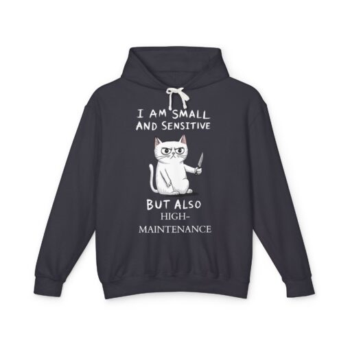 I'm high maintenance Unisex Lightweight Hooded Sweatshirt - Image 13