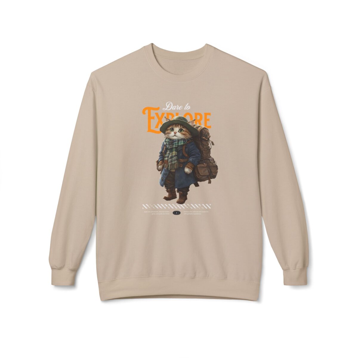 Dare to explore Unisex Midweight Softstyle Fleece Crewneck Sweatshirt - Image 9