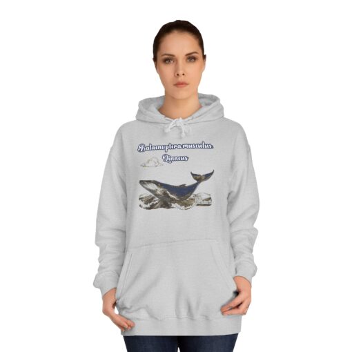 Blue Whale Unisex College Hoodie - Image 8