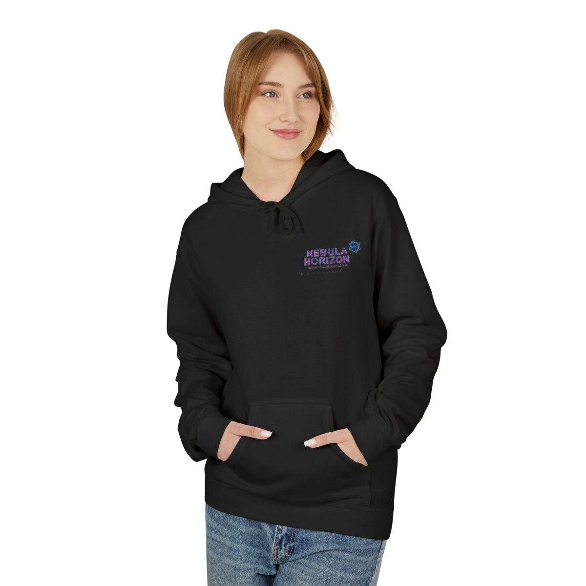 Nebula horizon Fleece Hoodie - Cozy Streetwear for All Seasons - Image 3