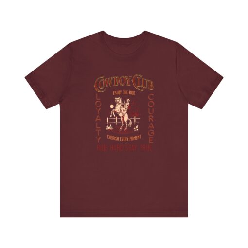 Cowboy club Unisex Jersey Short Sleeve Tee - Image 37