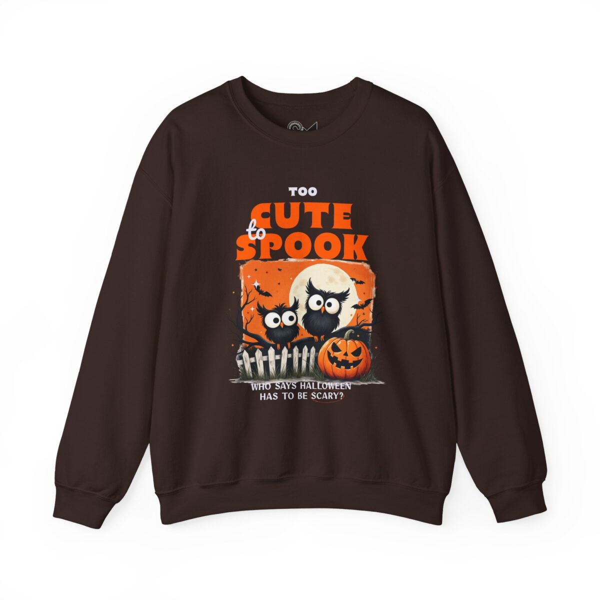 Too cute to spook Unisex Heavy Blend™ Crewneck Sweatshirt - Image 5