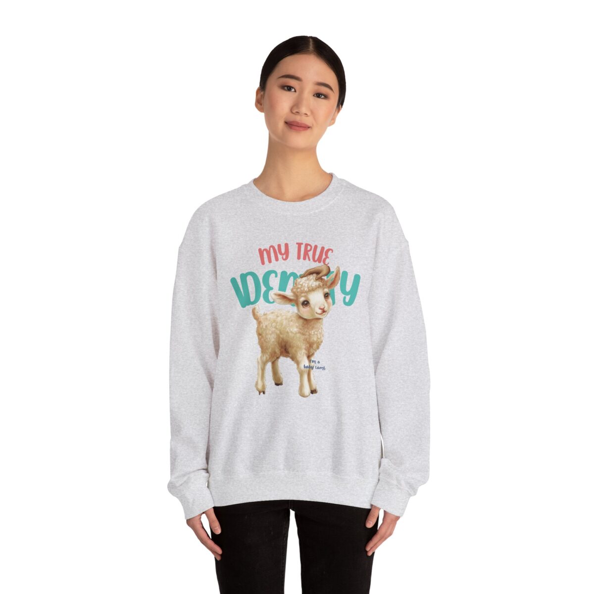 I'm a baby lamb Unisex Heavy Blend™ Crewneck Sweatshirt - Image 8