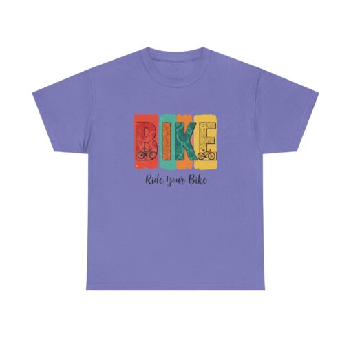 Bike Unisex Heavy Cotton Tee - Image 29