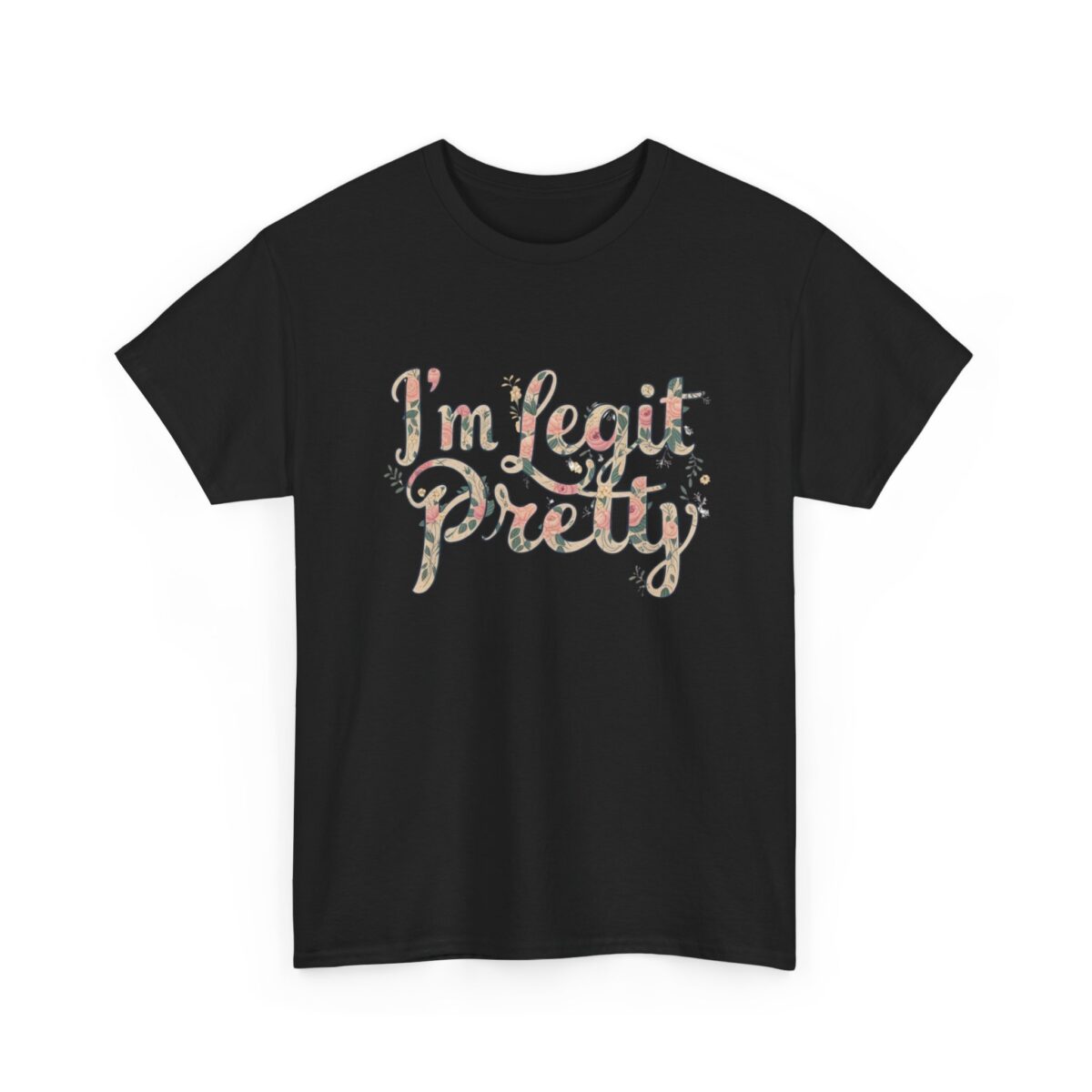 I'm legit pretty Unisex Heavy Cotton Tee - Image 11
