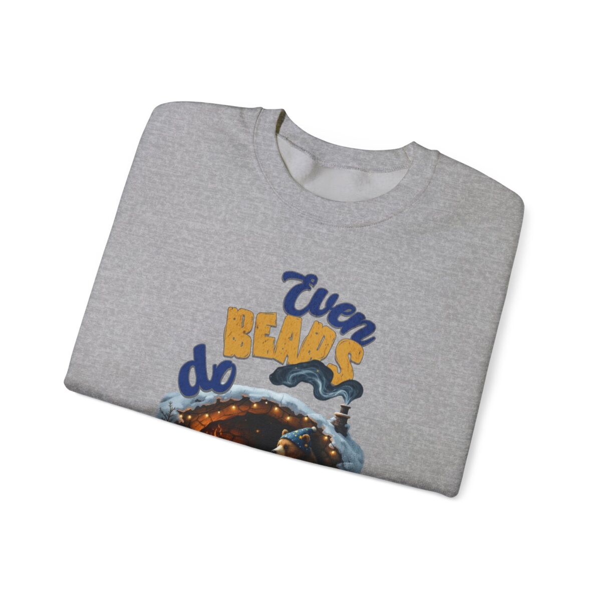 Even bears do reading Unisex Heavy Blend™ Crewneck Sweatshirt - Image 11