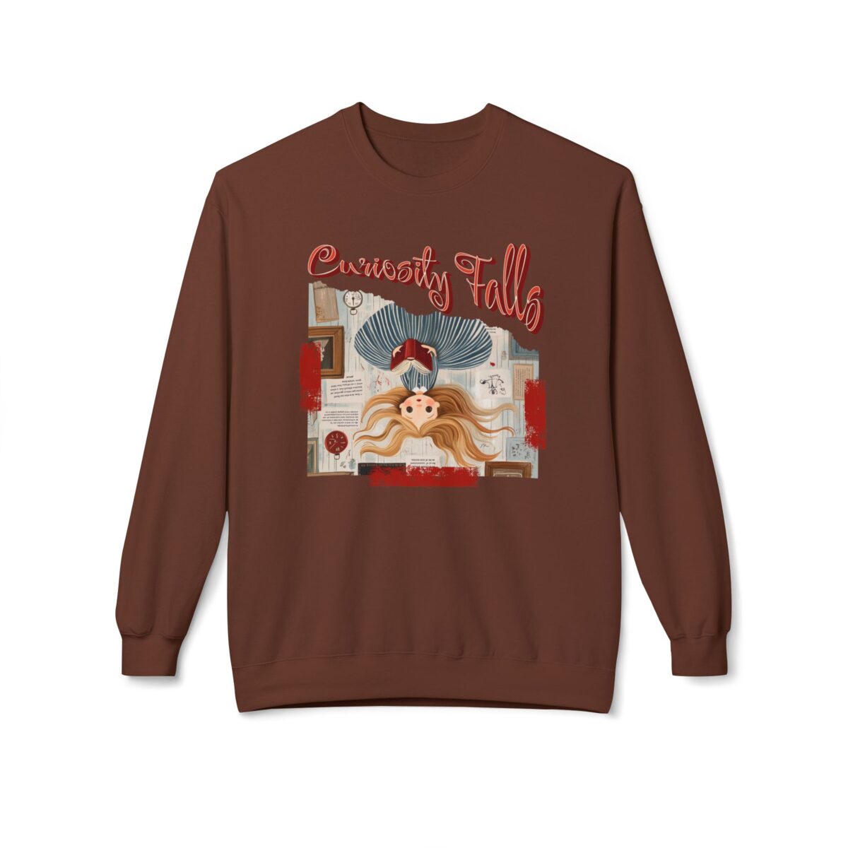 Curiosity falls Unisex Midweight Softstyle Fleece Crewneck Sweatshirt
