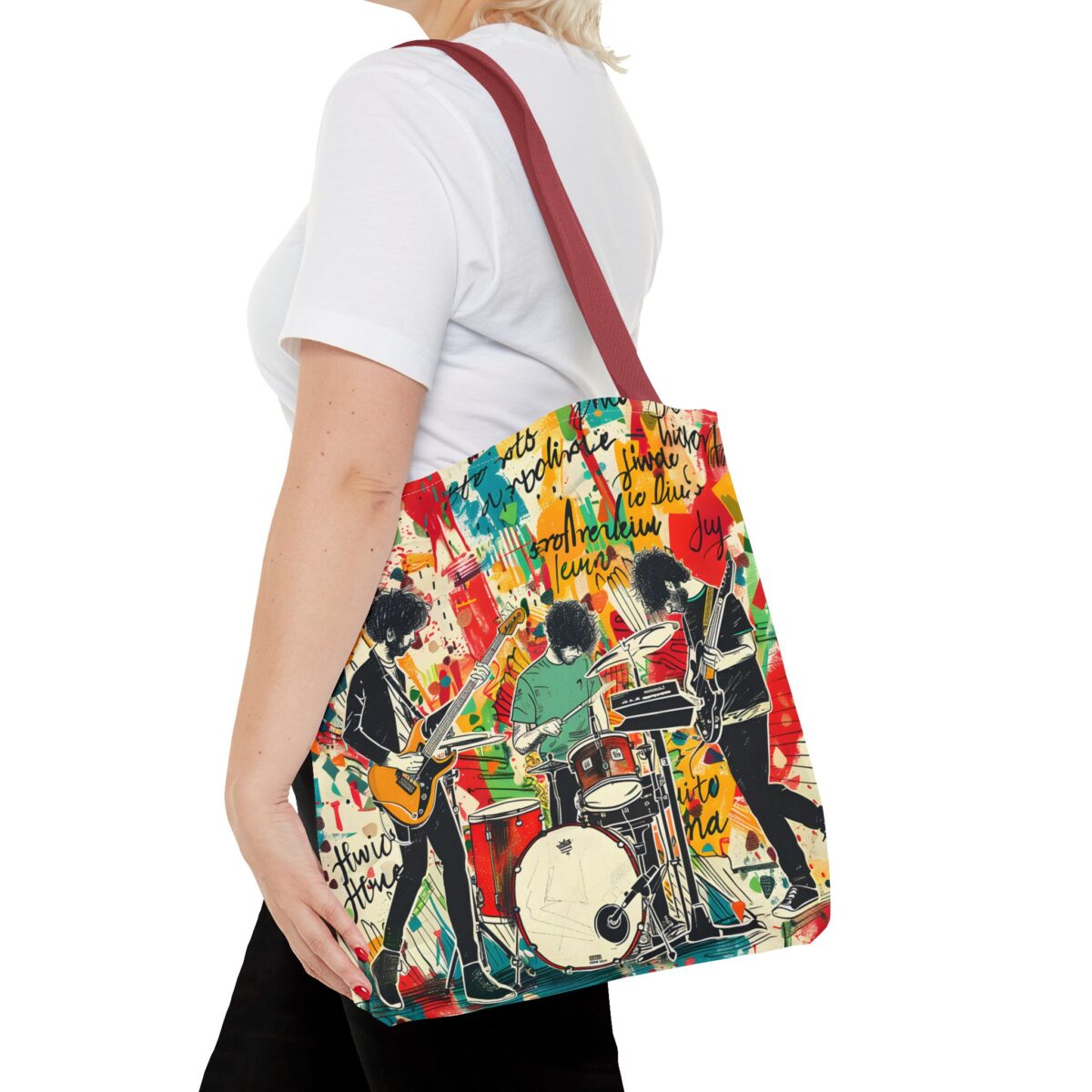 Rock Band Tote Bag (AOP) - Image 20
