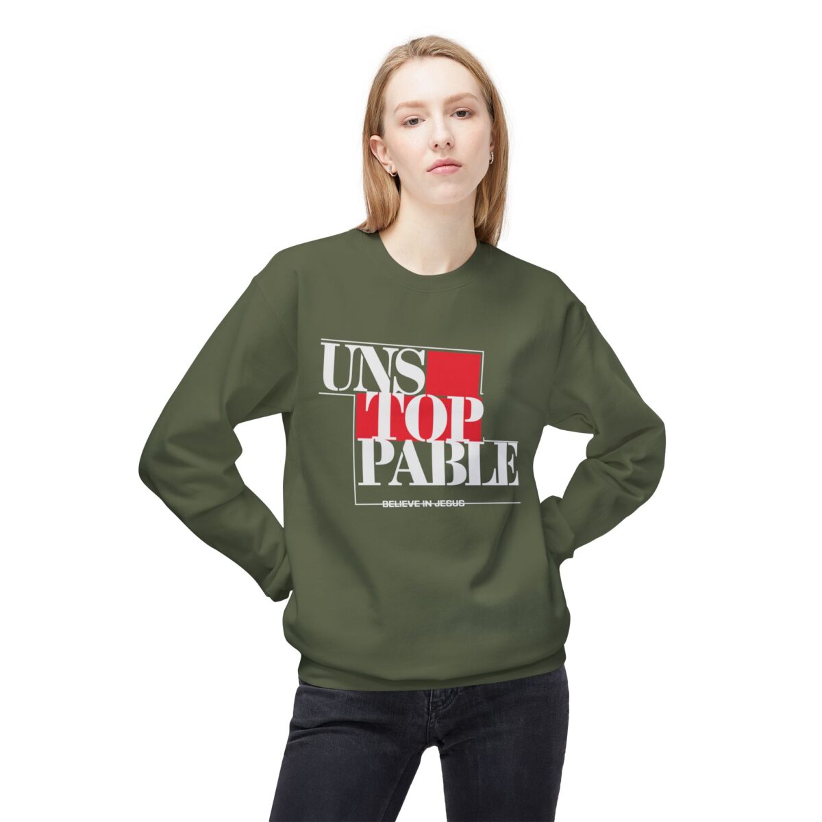Unstoppable Unisex Midweight Softstyle Fleece Crewneck Sweatshirt - Image 11