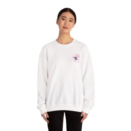 The Flower of Korea Comfort Crewneck Sweatshirt - The Flower of Korea Design - Image 4