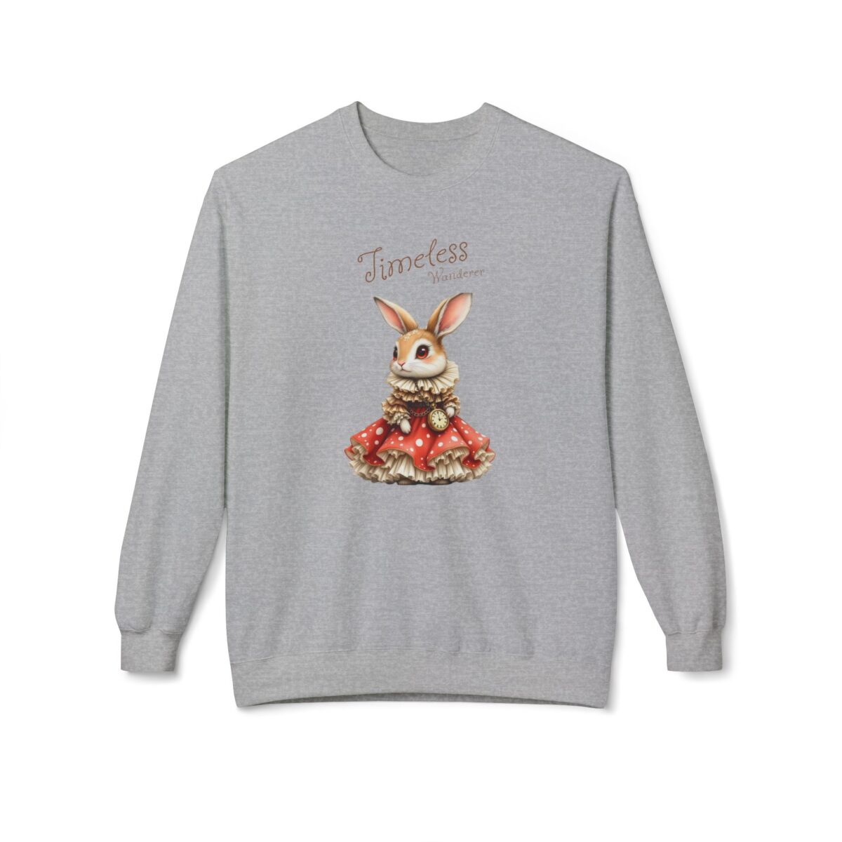 Timeless Wanderer Unisex Midweight Softstyle Fleece Crewneck Sweatshirt - Image 9