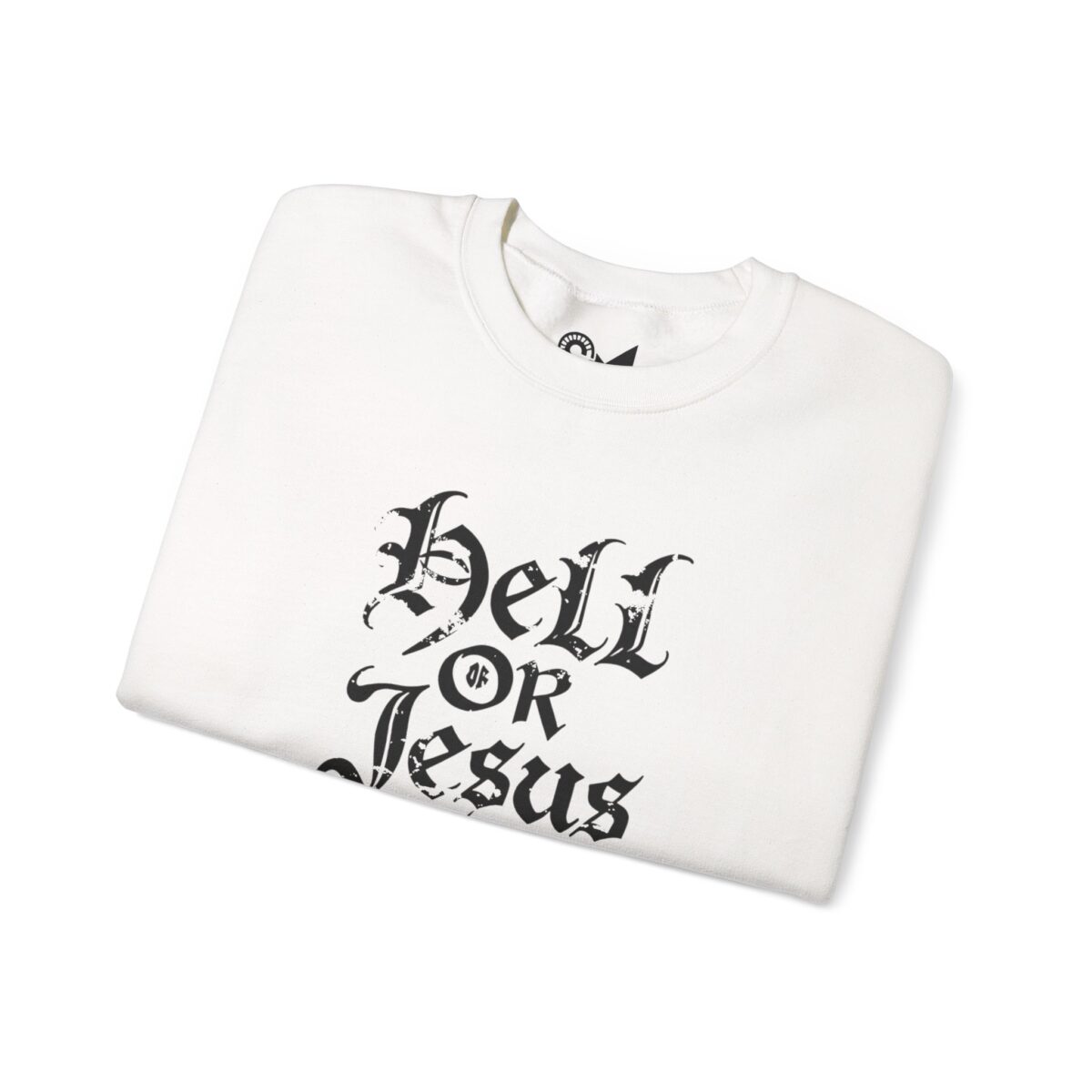 Hell or Jesus Unisex Heavy Blend™ Crewneck Sweatshirt - Image 3