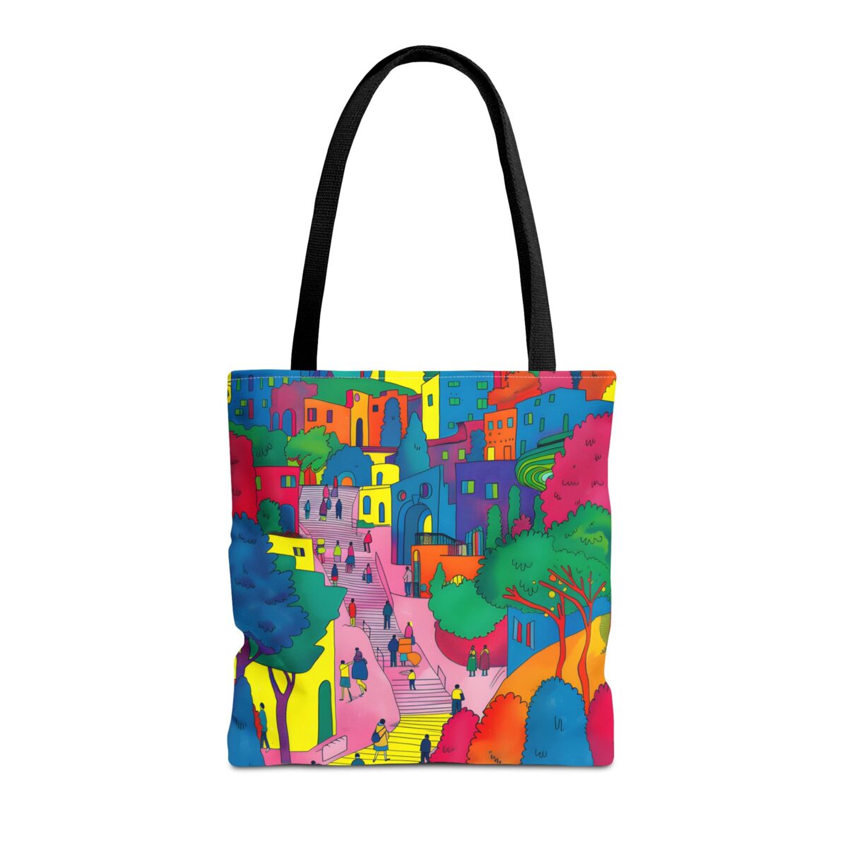The hillside village in Korea Tote Bag (AOP) - Image 5