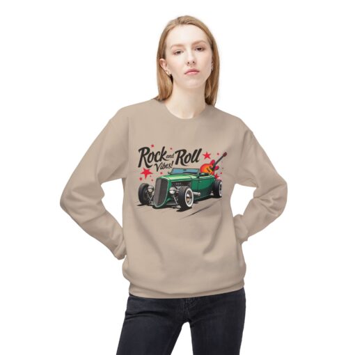 Rock & Roll Vibes Unisex Midweight Softstyle Fleece Crewneck Sweatshirt - Image 11