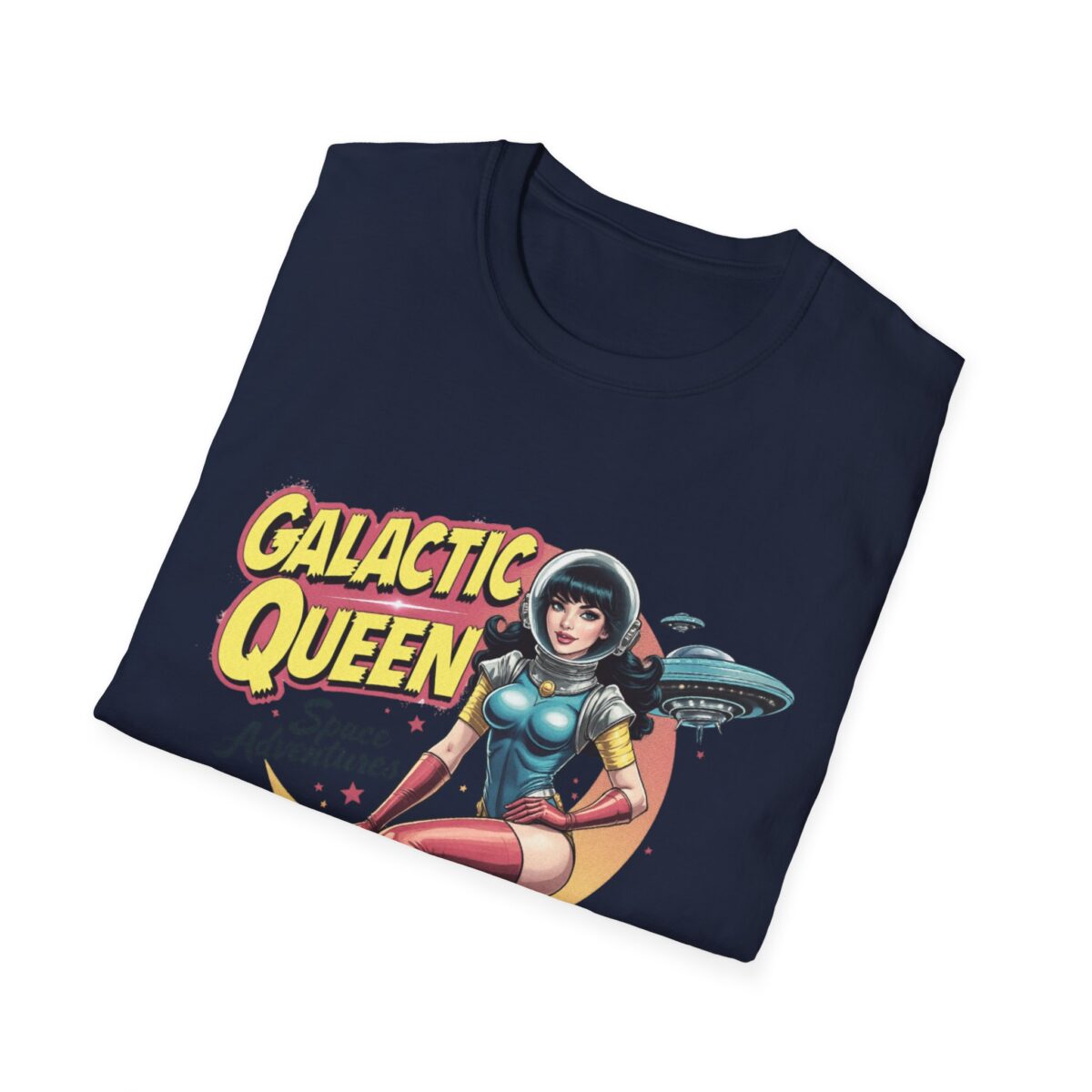 Galactic Queen Graphic T-Shirt – Fun Space Adventures for Cosmic Dreamers - Image 16