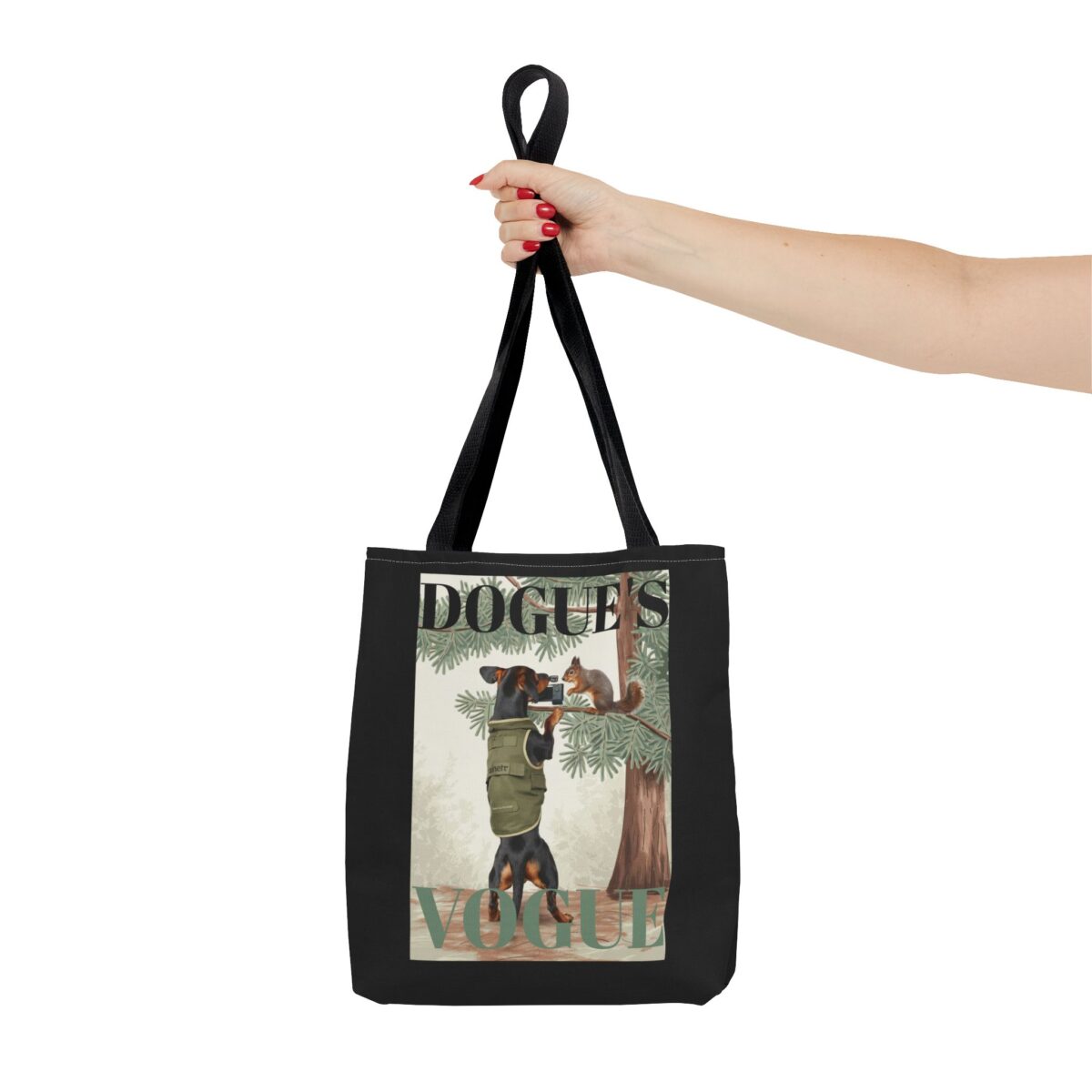 Dogue's Vogue Tote Bag (AOP) - Image 4