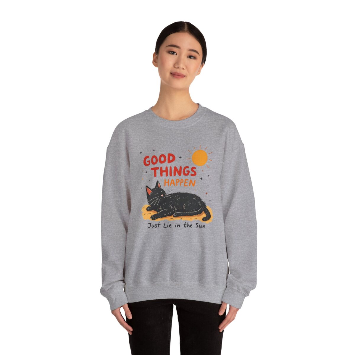 Good things happen Unisex Heavy Blend™ Crewneck Sweatshirt - Image 16