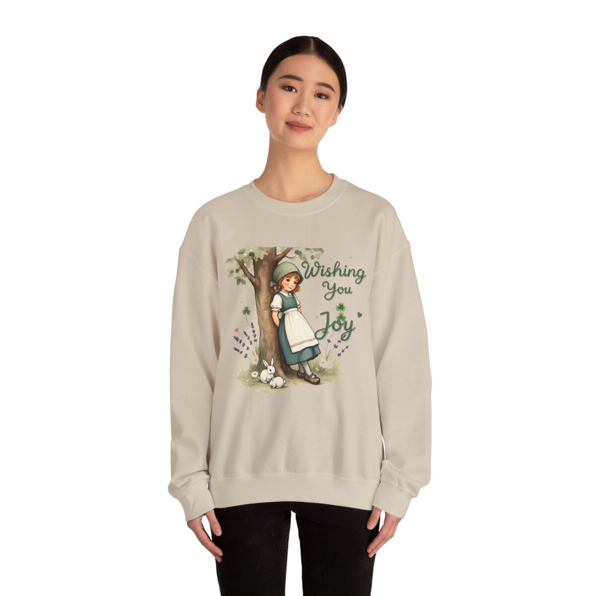 Wishing you joy Unisex Heavy Blend™ Crewneck Sweatshirt - Image 8