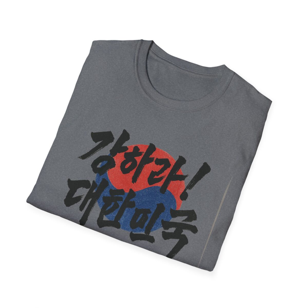Korean Pride Graphic T-Shirt – Unisex Softstyle Tee with Hangul Design - Image 16