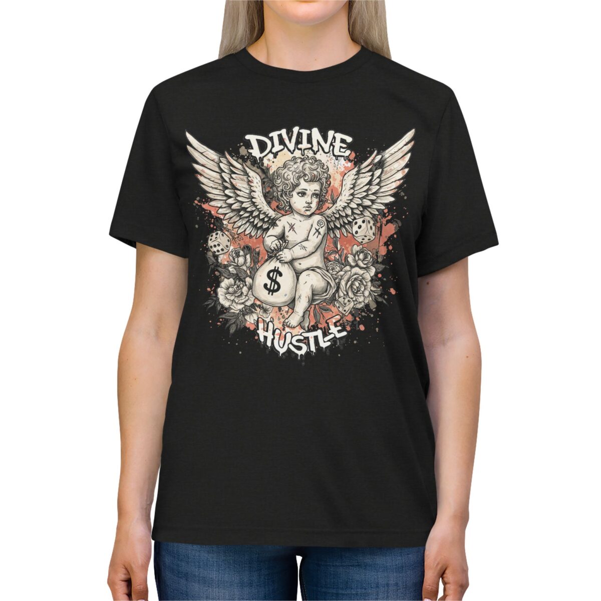 Devine hustle Unisex Triblend Tee - Image 7