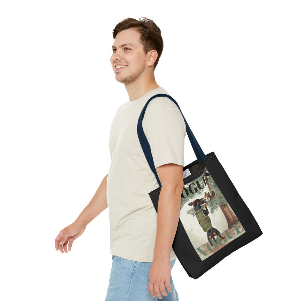 Dogue's Vogue Tote Bag (AOP) - Image 55