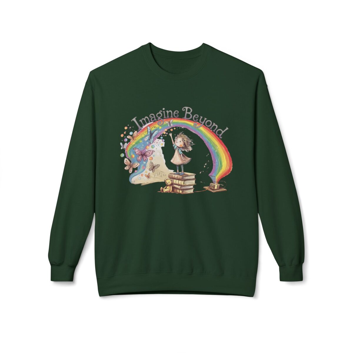 Imagine beyond Unisex Midweight Softstyle Fleece Crewneck Sweatshirt - Image 9